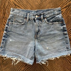 Old Navy High Rise Slouchy Straight Shorts